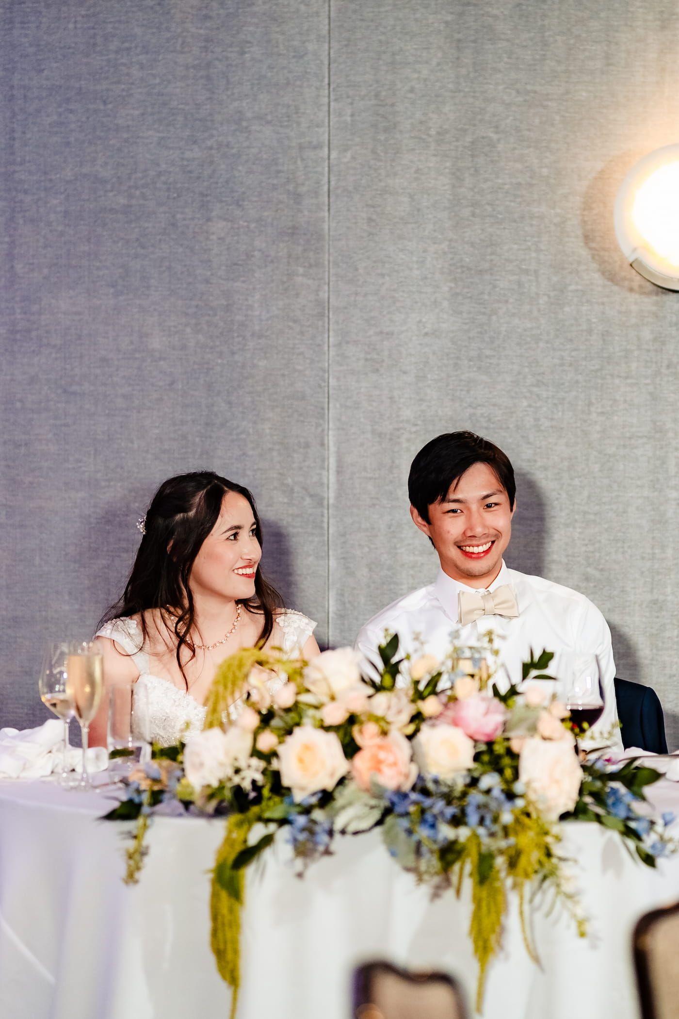 Matthew and Maya's Catholic wedding at St. Mary's Star of the Sea in La Jolla — a portrait from the late afternoon