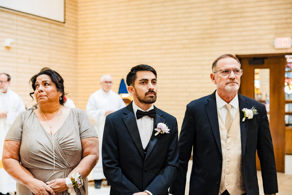 PJ and Sarah's Nuptial Mass at Saint Mary's Catholic Church, Fullerton — photo 2