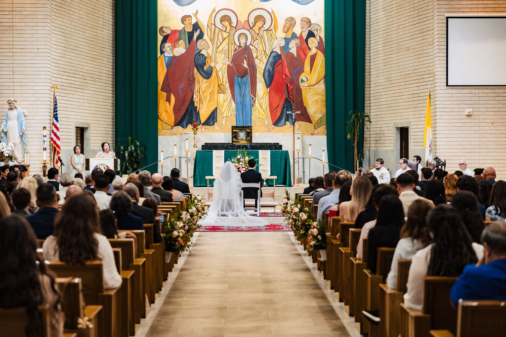 PJ and Sarah's Nuptial Mass at Saint Mary's Catholic Church, Fullerton — photo 10