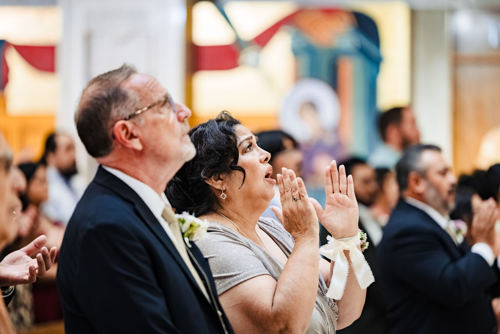 PJ and Sarah's Nuptial Mass at Saint Mary's Catholic Church, Fullerton — photo 14