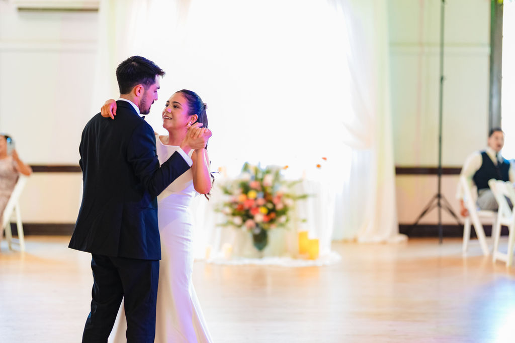 PJ and Sarah's wedding reception at the Woman's Club of Orange, California — photo 3