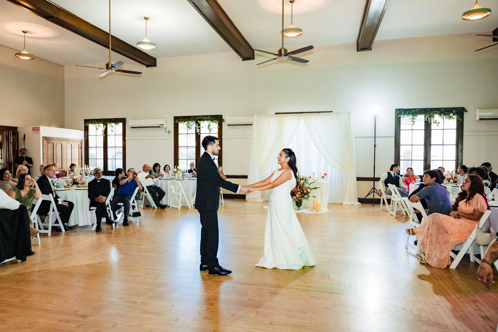 PJ and Sarah's wedding reception at the Woman's Club of Orange, California — photo 4