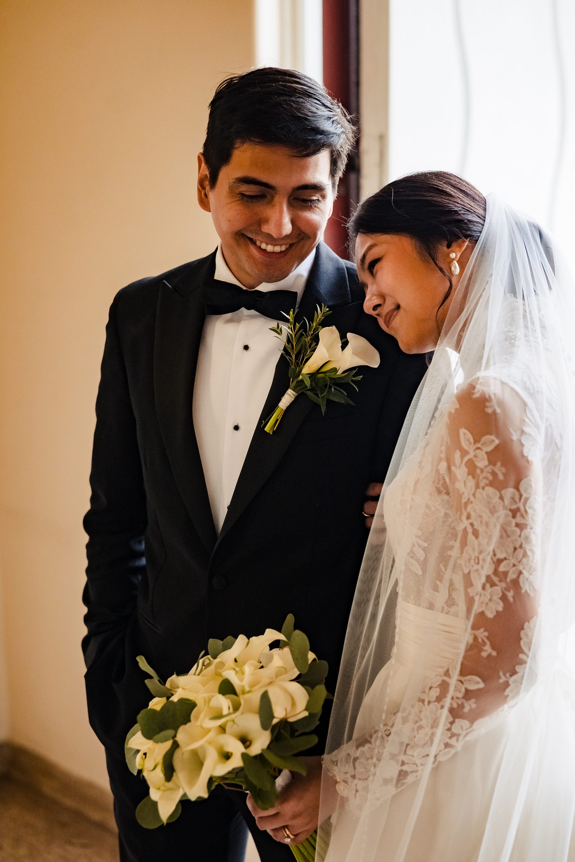 A close portrait of Ben and Vivian