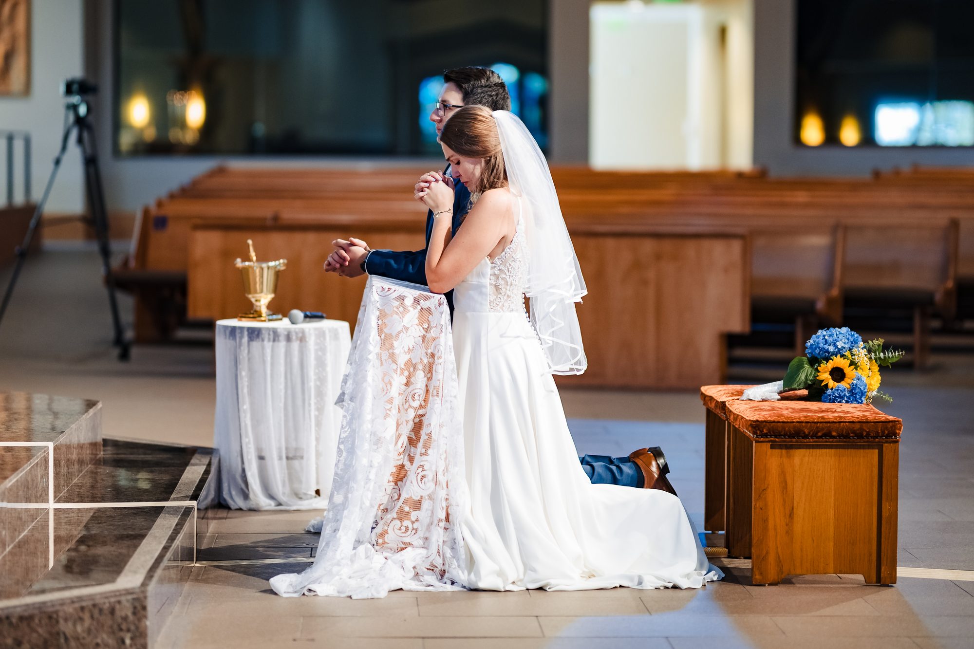 The groom dances with his mother